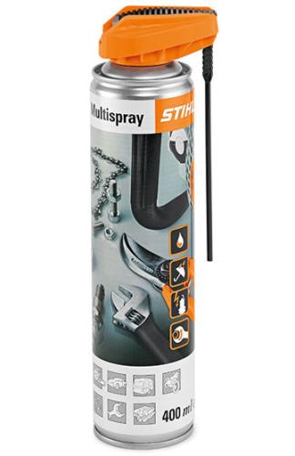 Spray  multifonctions Multispray Stihl, aérosol de 400 ml.