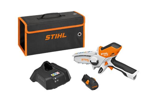 Pack Scie Multi-Idées à batterie STIHL GTA 26 avec batterie et chargeur +multioil bio 50 ml + sacoche.