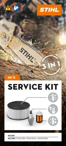 Service kit d'entretien N°11 pour tronçonneuses Stihl MS 261