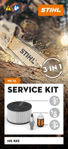 Service kit d'entretien N°14 pour tronçonneuses Stihl MS 462.